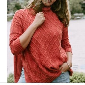 Mersea Lisbon Traveler Cable Knit Sweate